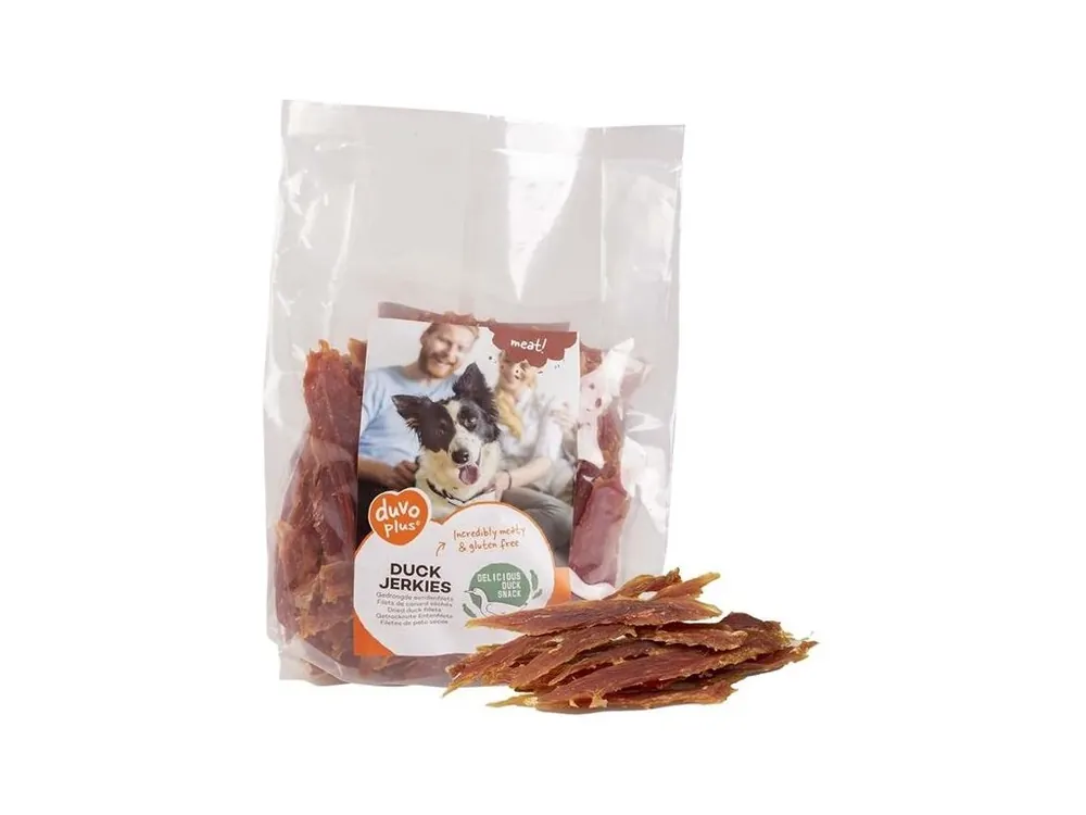 Výhodná Nabídka Duvo+ dog Meat! Duck jerkies 1 kg