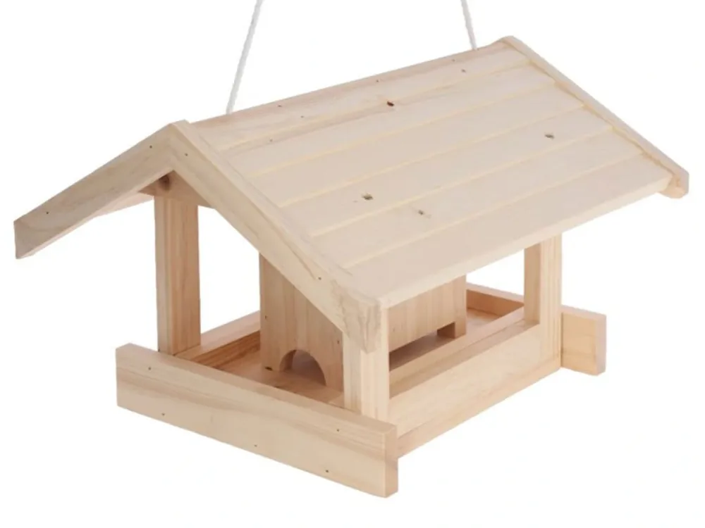 Závěsné krmítko pro ptáky KERBL 87047 LEITENBERG, dřevo 40x32x24,5 cm Levný