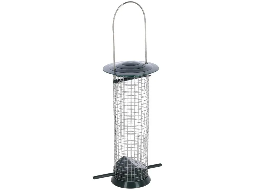 Přímo Od Výrobce Závěsné krmítko pro ptáky KERBL 87046 BASIC, plast/kov 13,5x13,5x25 cm