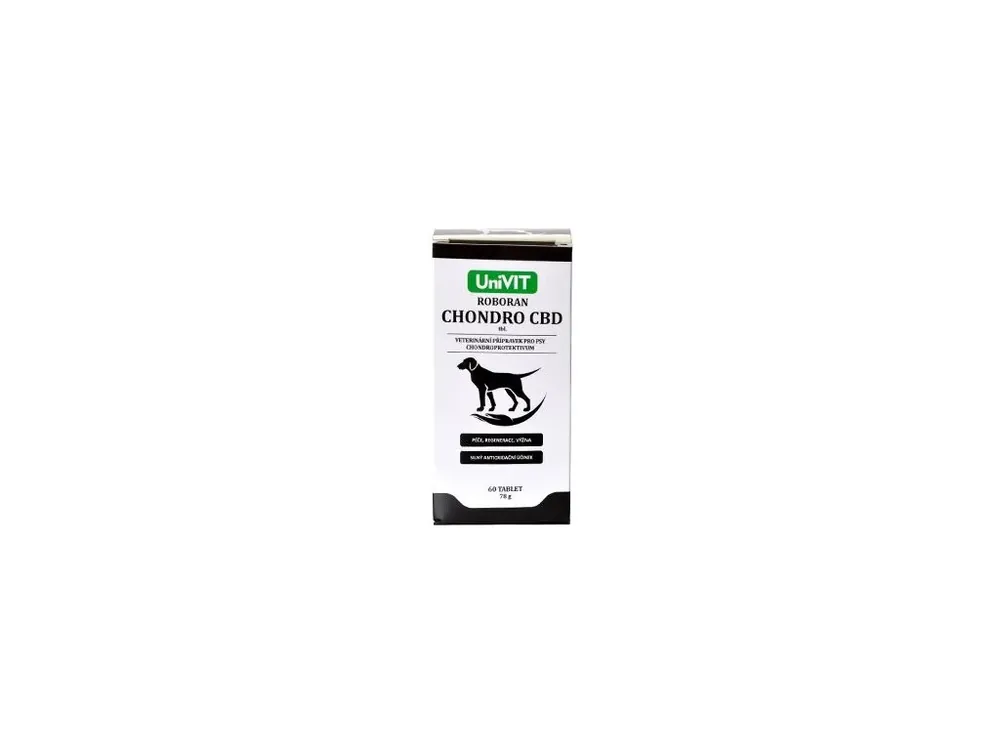 Oblíbený Roboran Chondro CBD pro psy 60tbl