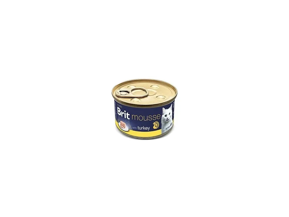 Novinka Brit Premium Cat by Nature Mousse Turkey 85g
