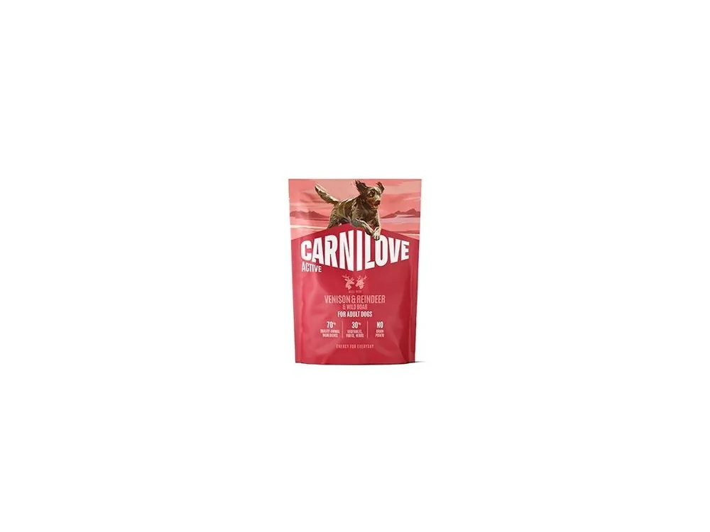 Carnilove Dog Active Dry Venis&Rein&Wild AdultAB 1,5kg Ihned K Objednání
