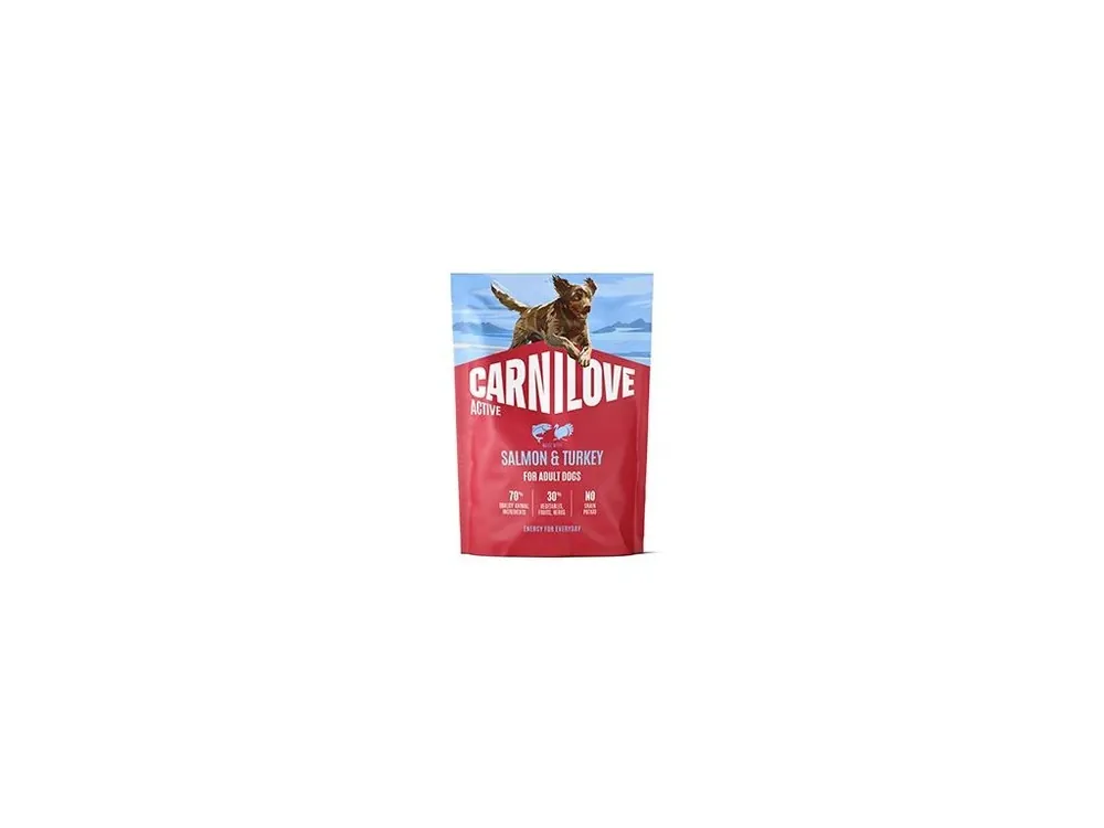 Cenově Výhodný Carnilove Dog Active Dry Salmon&Turkey Adult AB 1,5kg