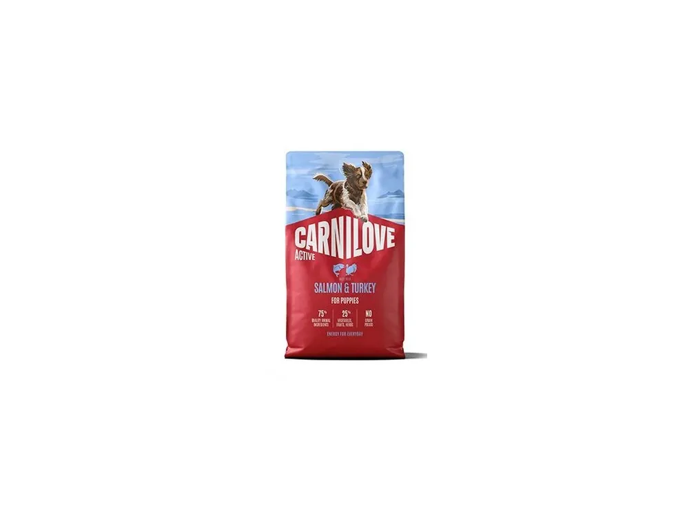 Omezená Nabídka Carnilove Dog Active Dry Salmon&Turkey Puppies 4kg