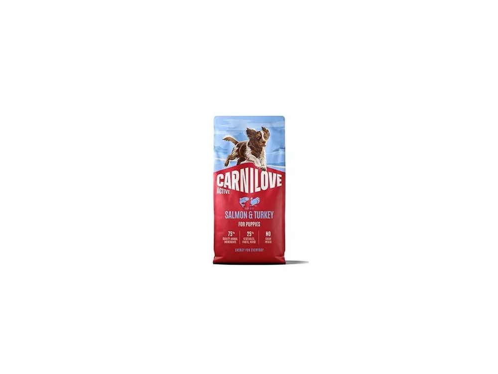 Ověřený Carnilove Dog Active Dry Salmon&Turkey Puppies 12kg