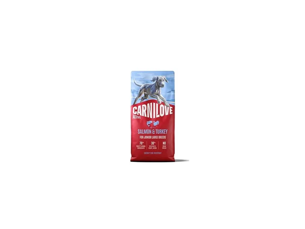 Nejlepší Volba Carnilove Dog Active Dry Salmon&Turkey Junior LB 12kg