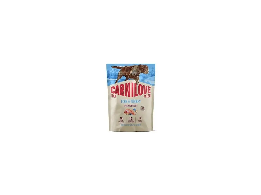 Aktuální Carnilove Dog True Fresh Dry Fish&Turkey Adult AB1,5kg