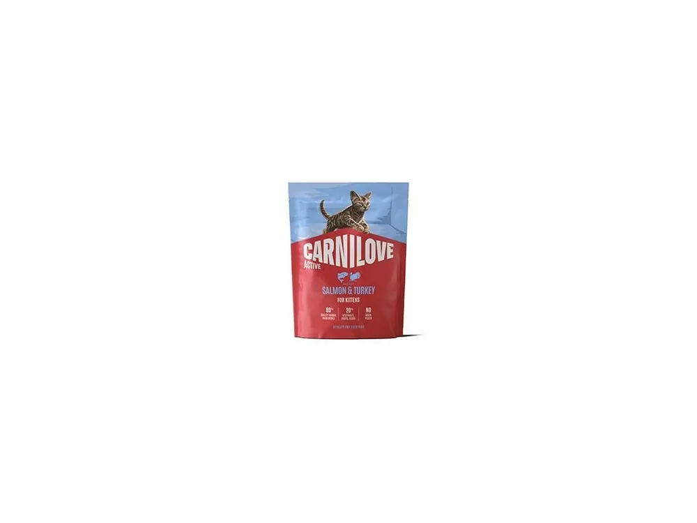 Nejprodávanější Carnilove Cat Active Dry Salmon&Turkey Kittens 400g