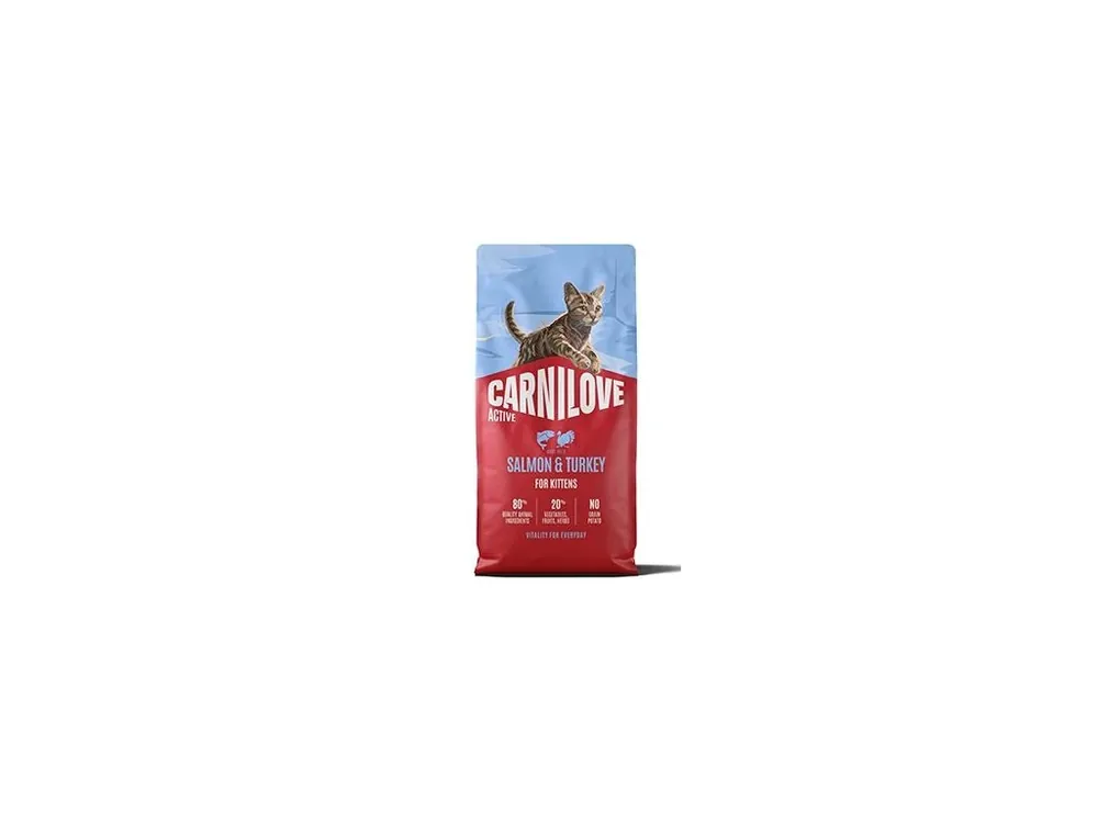 Carnilove Cat Active Dry Salmon&Turkey Kittens 6kg Sleva