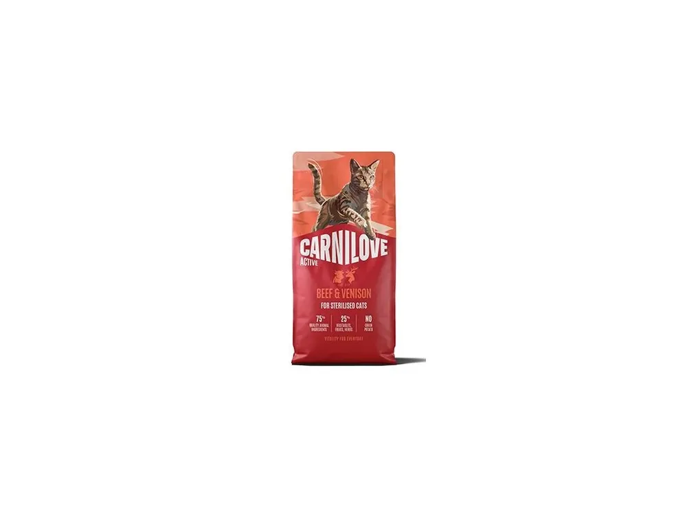 Bezpečná Platba Carnilove Cat Active Dry Beef&Venis.Steril.Ad.AB6kg