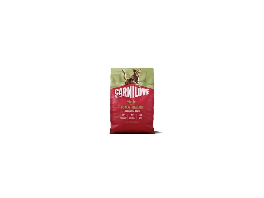 Top Prodej Carnilove Cat Active Dry Duck&Pheas.Steril.Ad.AB 2kg