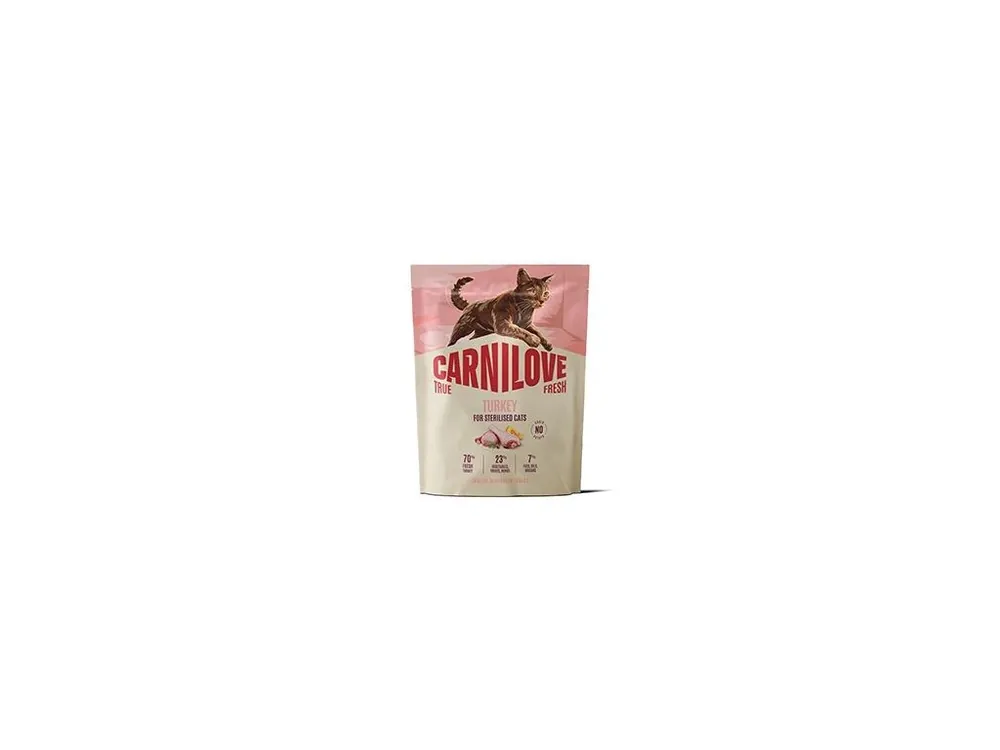 Levný Carnilove Cat True Fresh Dry Turkey Steril.Ad.AB 400g