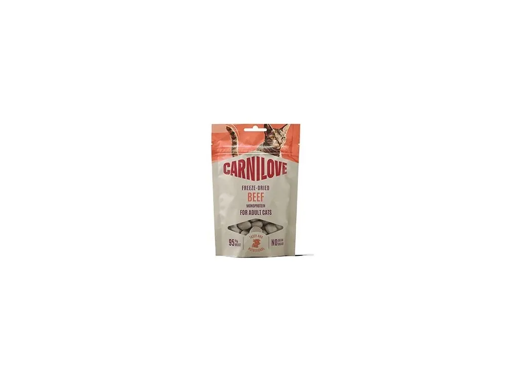 Víkendová Akce Carnilove Cat Freeze-Dried Beef 40g