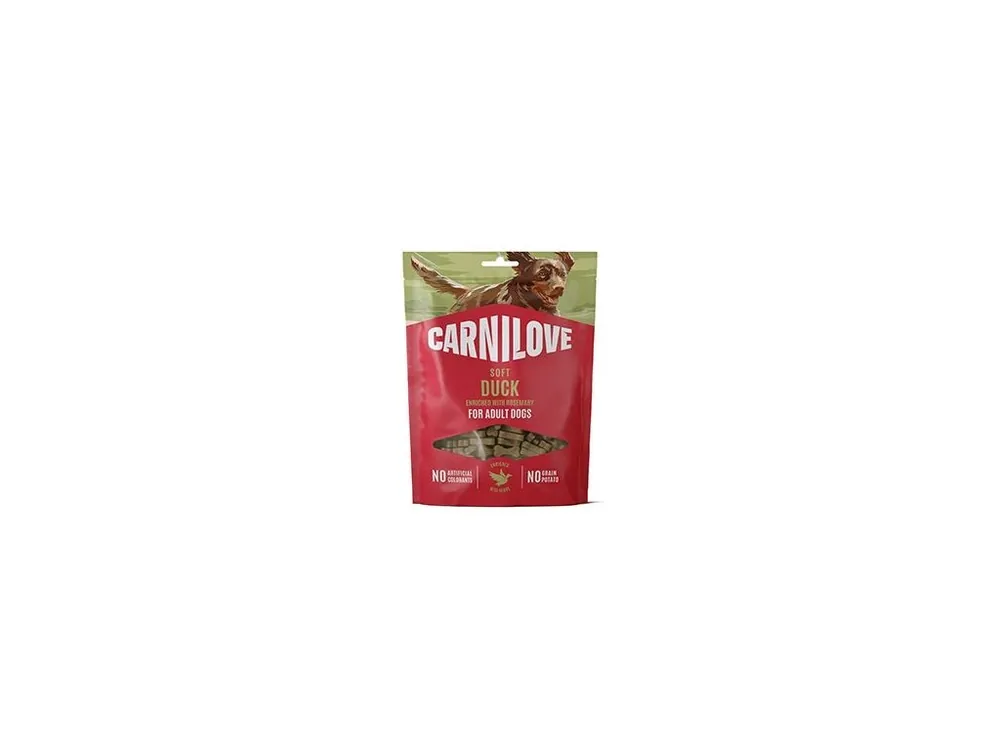 Tovární Cena Carnilove Dog Soft Snack Duck+Rosemary 200g
