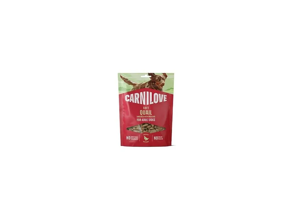 Carnilove Dog Soft Snack Quail+Oregano 200g Horká Nabídka