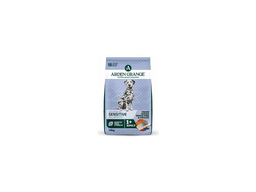 Arden Grange Dog GF Adult Sen.Oc.White Fish&Potato14kg Akční Cena