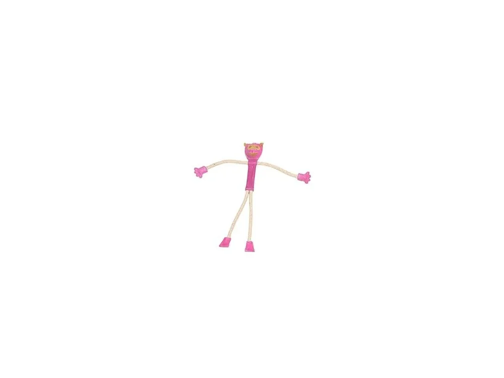 Hračka pes animALL Opice kůže s provazy, barevná 48cm Omezená Nabídka