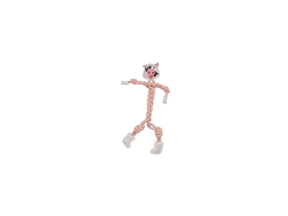 Nová Kolekce Hračka pes animALL Kráva kůže+lano Mr.Roper 57cm