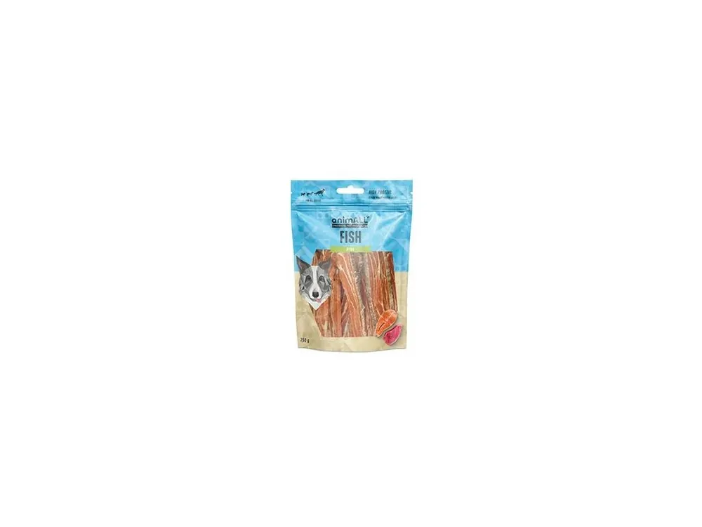 animALL Lososové plátky s kůží a kuřecím 250g Zlevněný