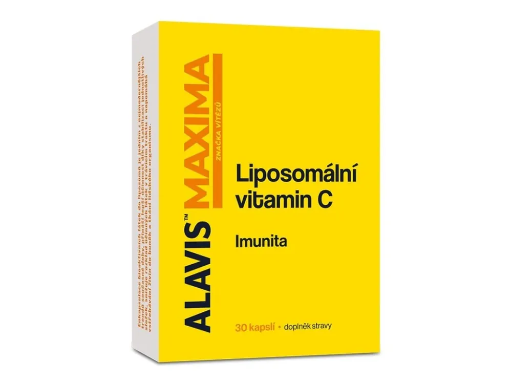 ALAVIS MAXIMA Liposomální vitamin C 30 kapslí Vrácení Zdarma