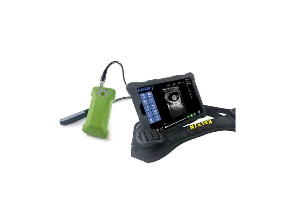 Must-Have Ultrazvukový scanner K1, přenosný veterinární ultrazvuk s rektální sondou a tabletem