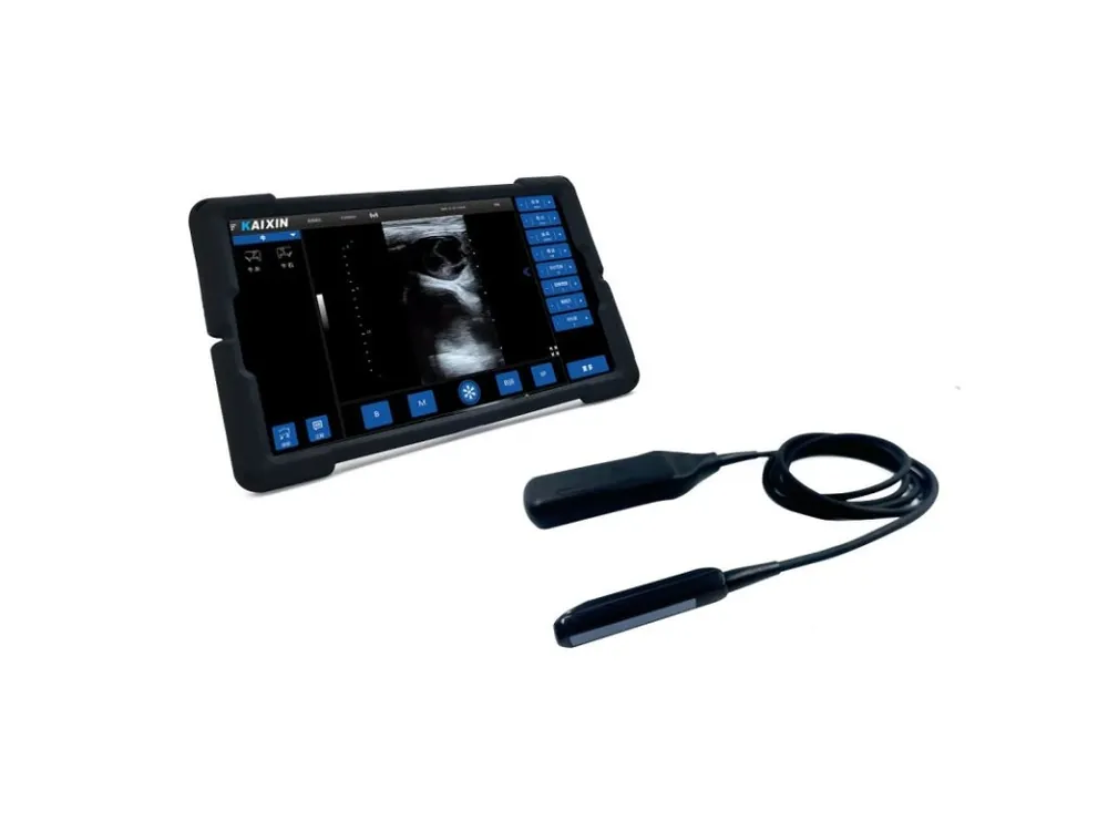 Časově Omezené Ultrazvukový scanner K6, přenosný veterinární ultrazvuk s rektální sondou a tabletem