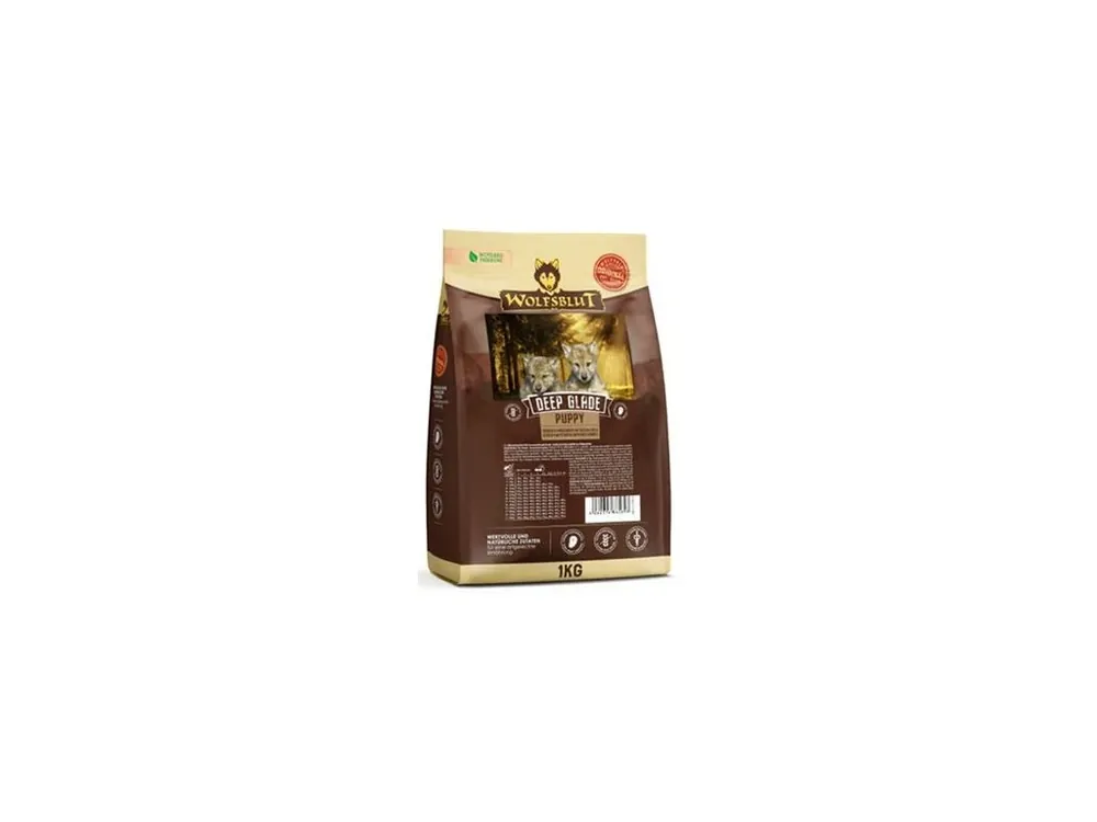 Zlevněný Wolfsblut Dog Puppy Deep Glade 1kg