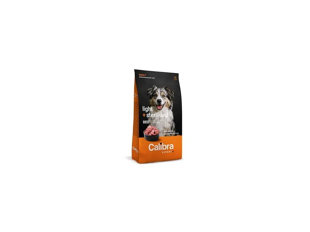 Ověřený Calibra Dog EXPERT+ Adult Light & Sterilised Beef 12kg