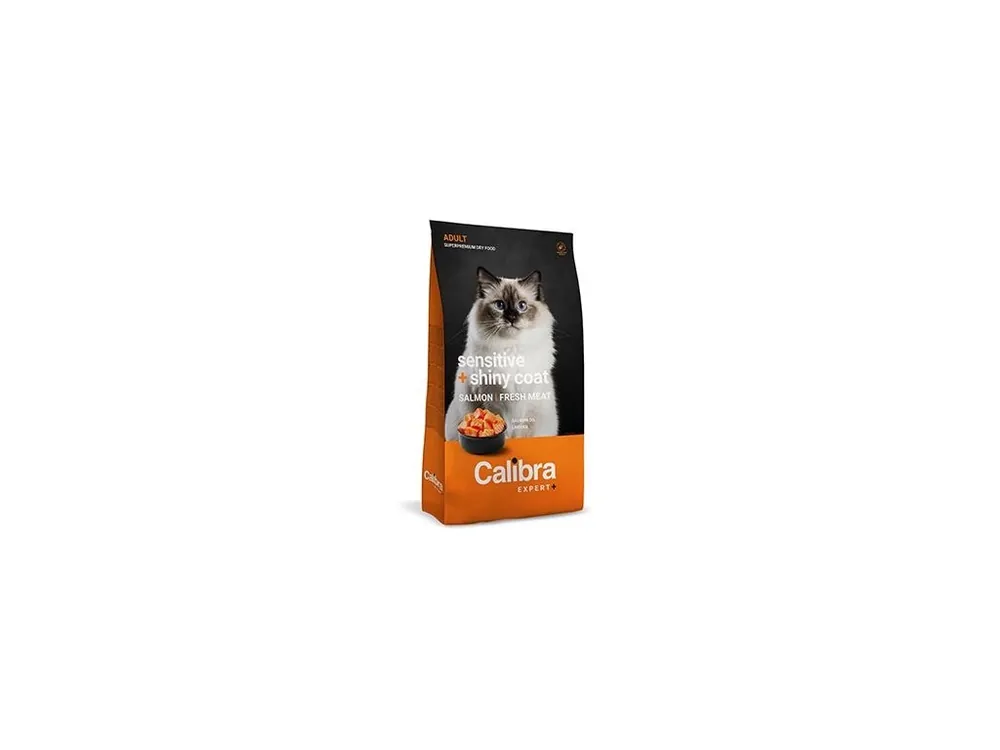 Calibra Cat EXPERT+ Adult Sensitive & Shiny coat 6kg Výhodná Nabídka