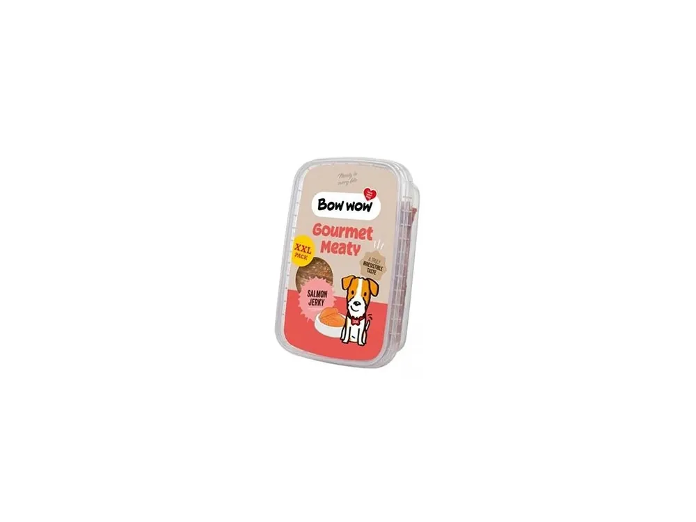 Zlevněný Bow wow poch. Lososové plátky XXL pack 250g