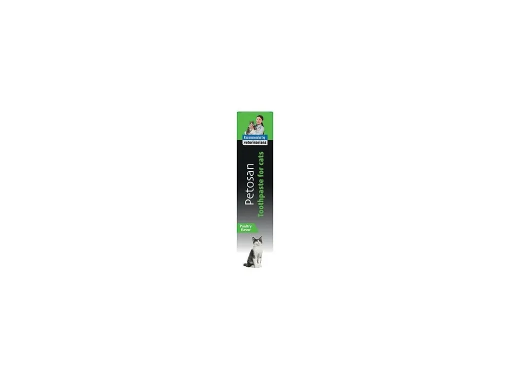 Dokud Zásoby Vydrží Petosan zubní pasta drůbeží pro kočky 70g/50ml tuba