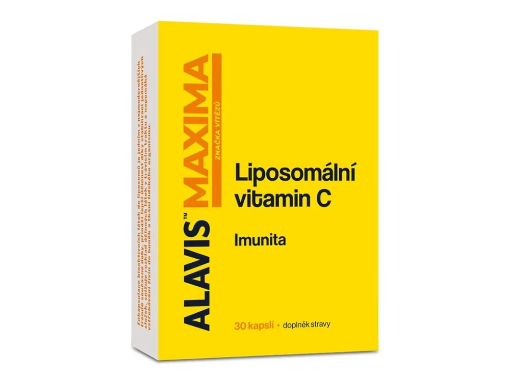 ALAVIS MAXIMA Liposomální vitamin C 30 kapslí Novinka