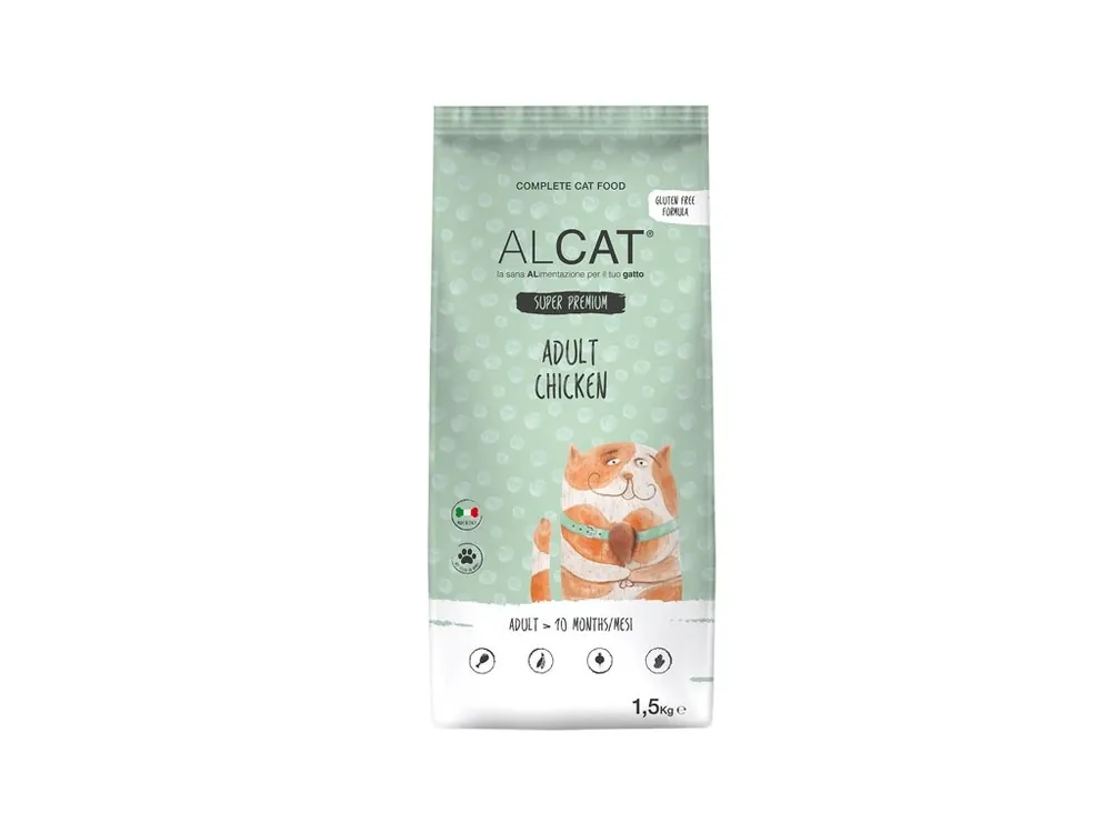 Alcat Adult granule - Kuřecí 1,5 kg Rychlé Dodání