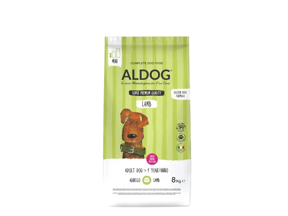ALDOG Adult Monoprotein Mini Lamb & Rice 8kg Aktuální