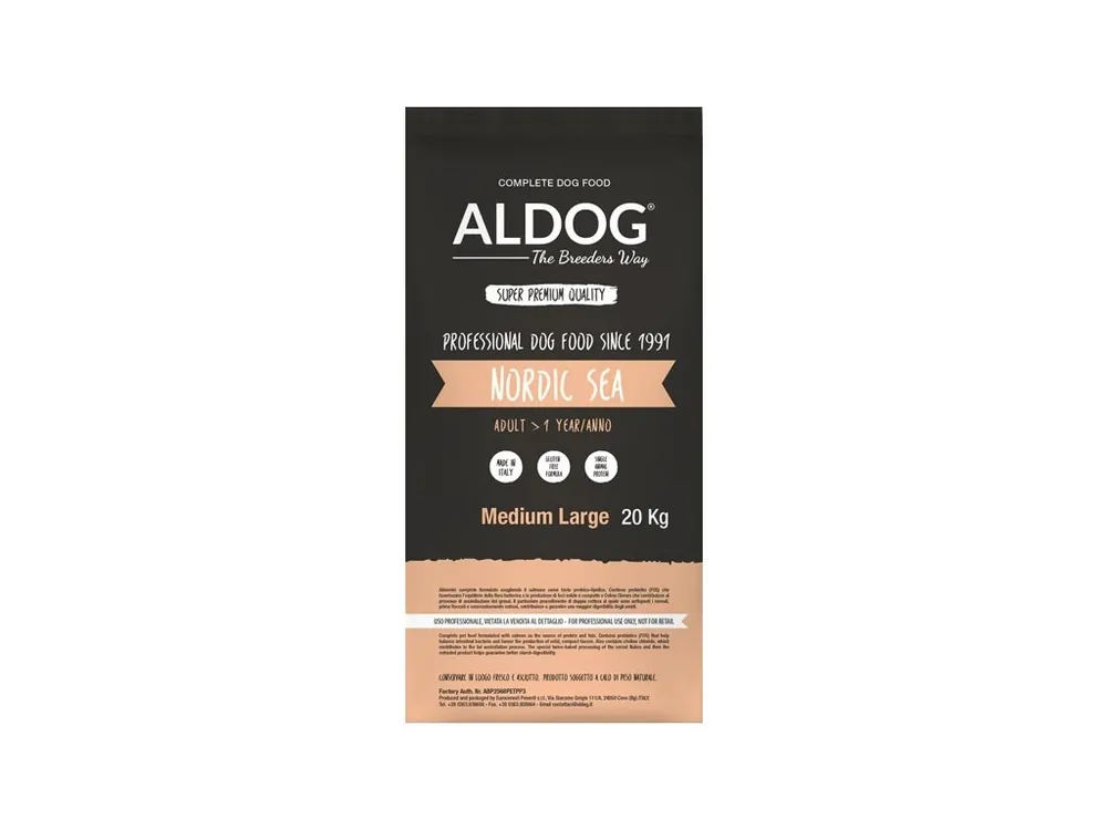 Nová Kolekce Aldog by Freedog Nordic Sea Medium&Maxi 20 kg