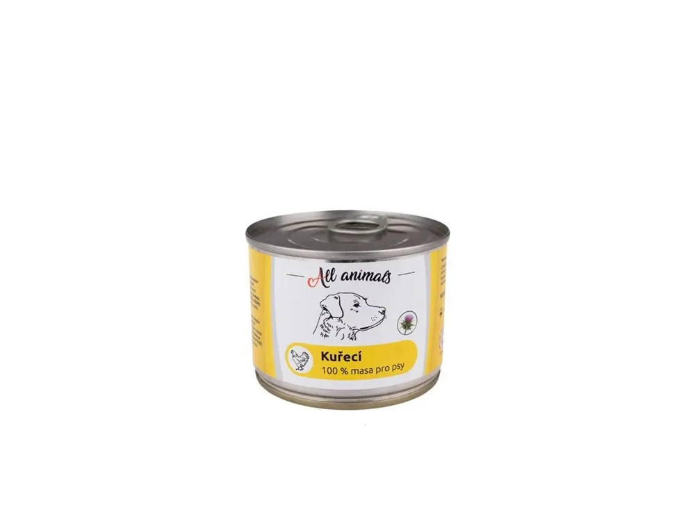 Zlevněný All Animals Dog Mleté kuřecí maso 200g