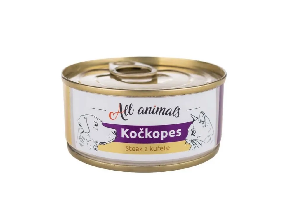 All Animals Kočkopes Kuřecí steak 100g Značkový