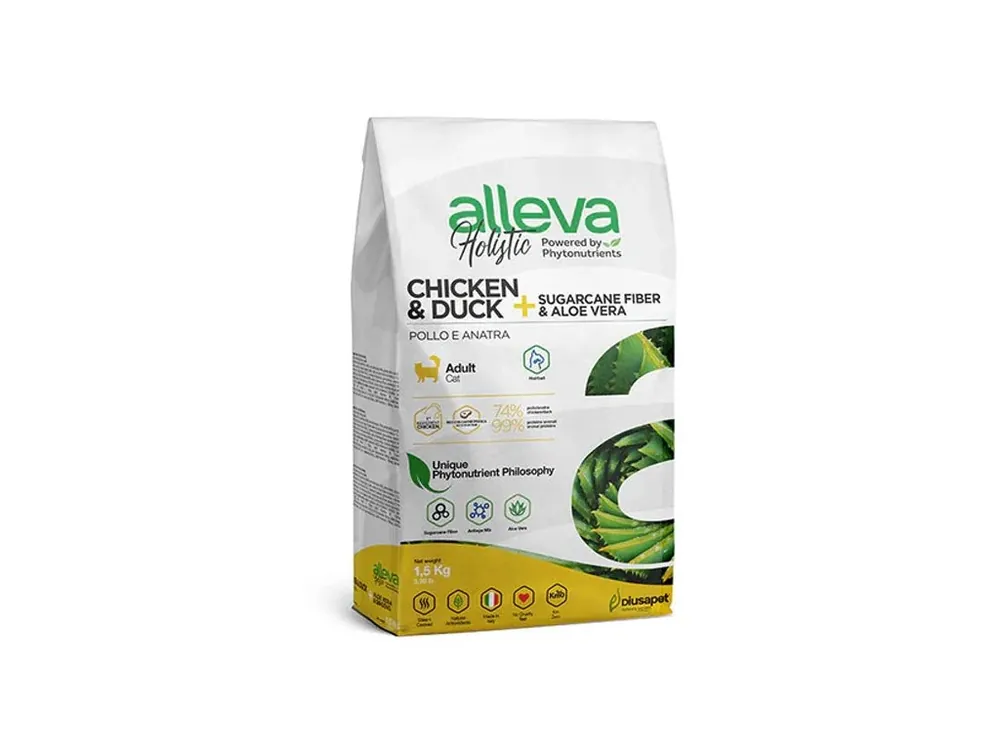 Výhodná Nabídka Alleva Holistic Cat Adult Chicken & Duck 1,5 kg