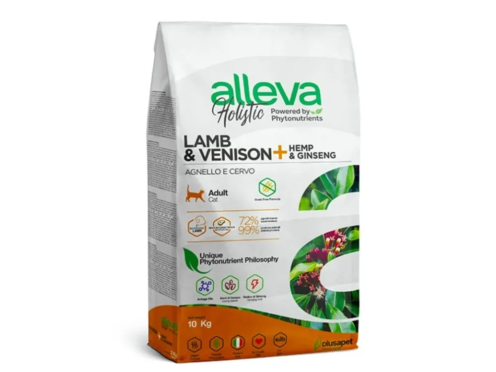 Alleva Holistic Cat Adult Jehněčí & srnčí 10 kg Kup Teď