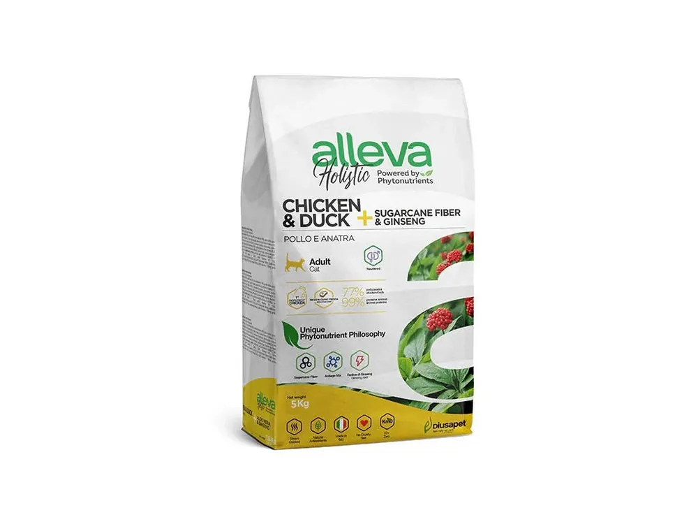 Alleva Holistic Cat Neutered Chicken & Duck 5 kg Hit Sezóny