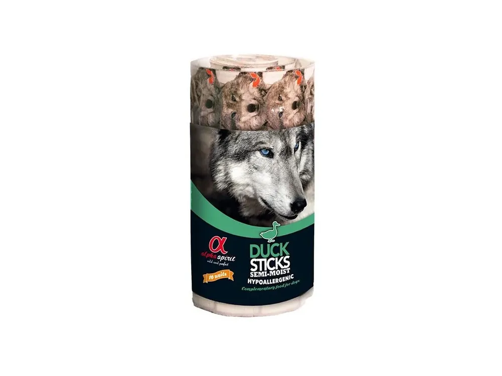 Bezpečná Platba Alpha Spirit 16 Sticks - Kachní tyčinky 160g