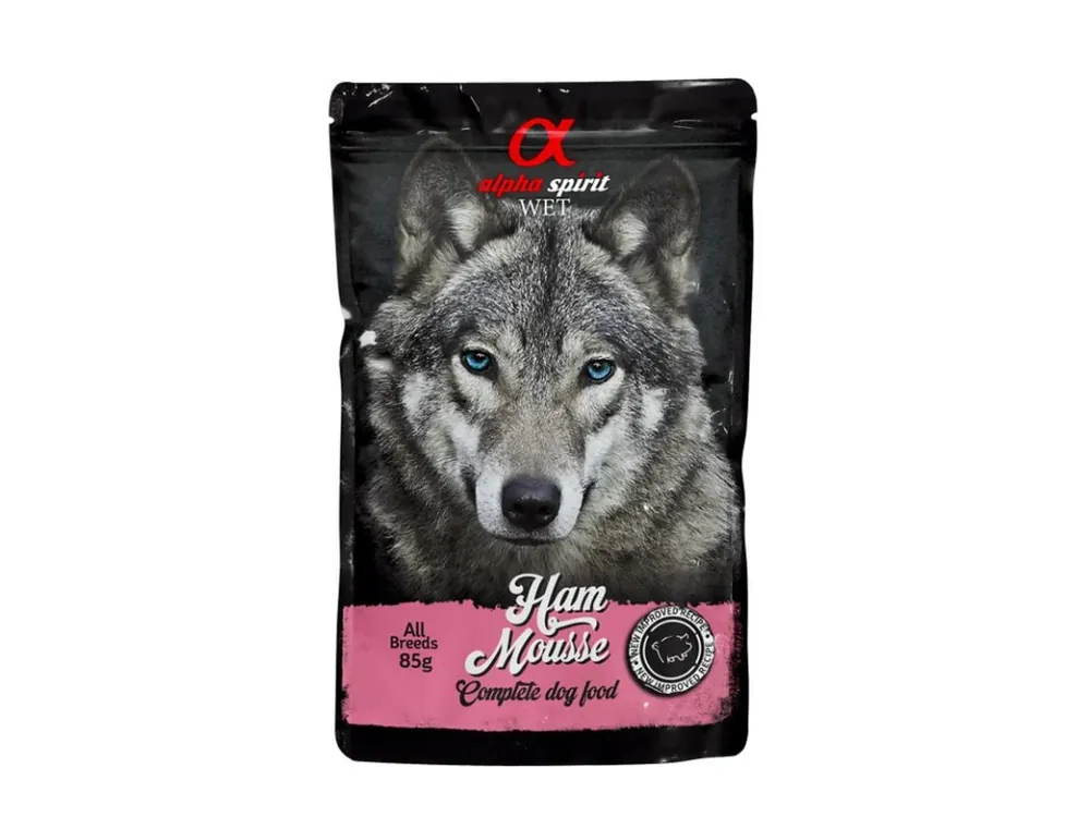 Víkendová Akce Alpha Spirit Dog - Jemná pěna z vepřového 85 g