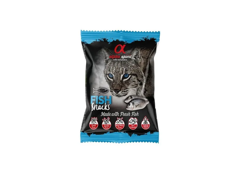 Cenově Výhodný Alpha Spirit Snack Cat - mořské ryby 50g