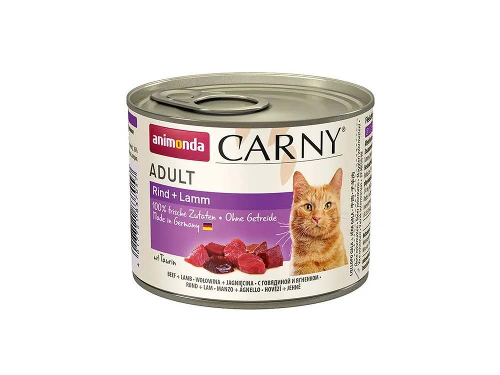 Expresní Doručení Animonda Carny Adult - Hovězí a jehněčí 200g