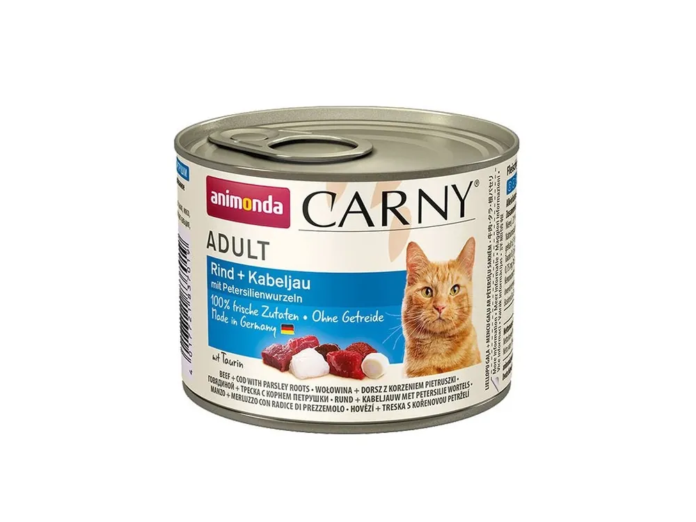 Top Prodej Animonda Carny Adult - Hovězí, treska a petržel 200 g