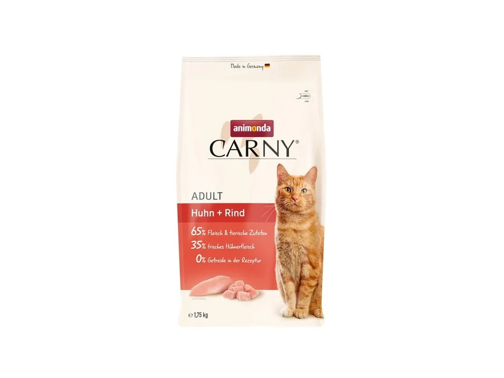 Přímo Od Výrobce Animonda Carny Adult Grain Free - Chicken + Beef 1,75 kg