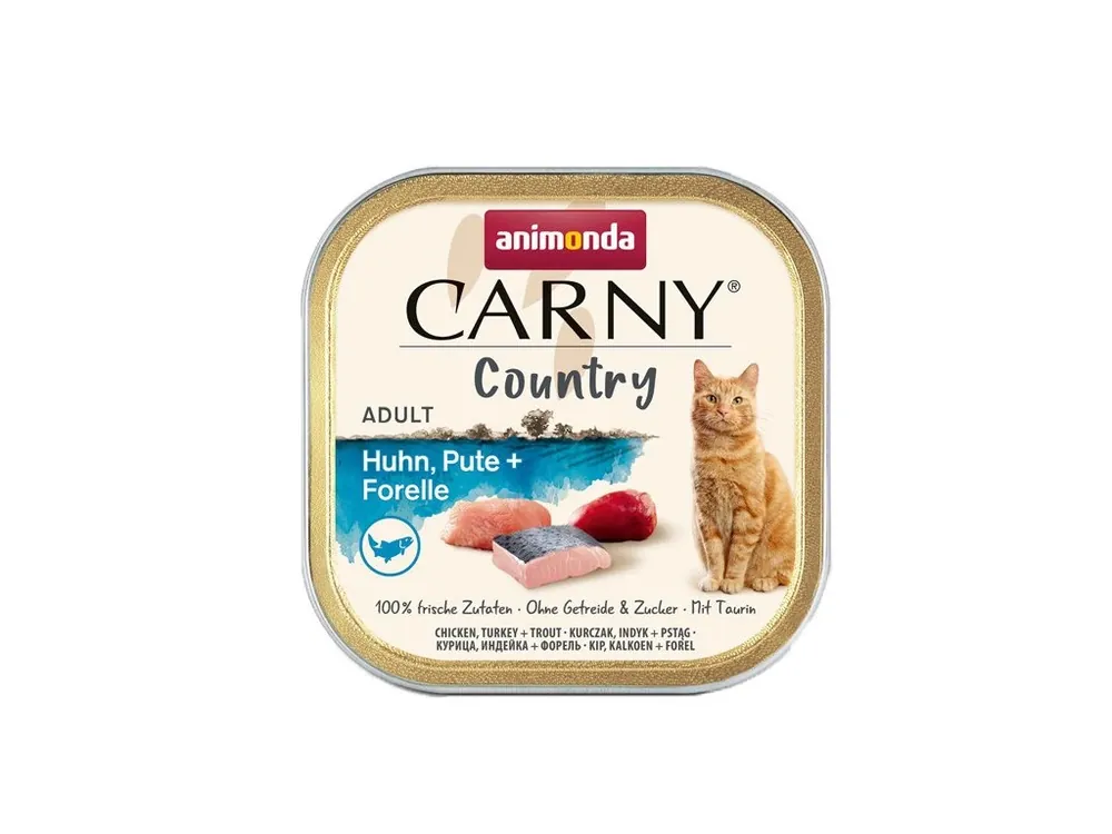 Přímo Od Výrobce Animonda Carny Country Adult - Kuře, krůta a pstruh 100g
