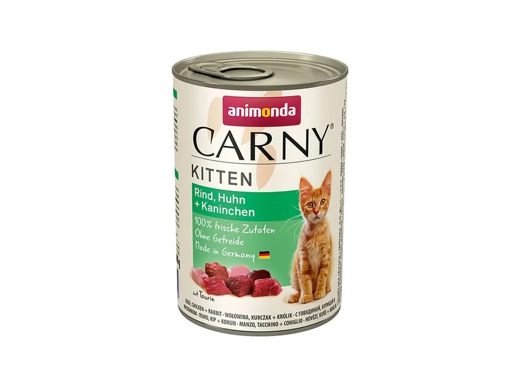 Pouze Dnes Animonda Carny Kitten - Hovězí, kuře a králík 400g