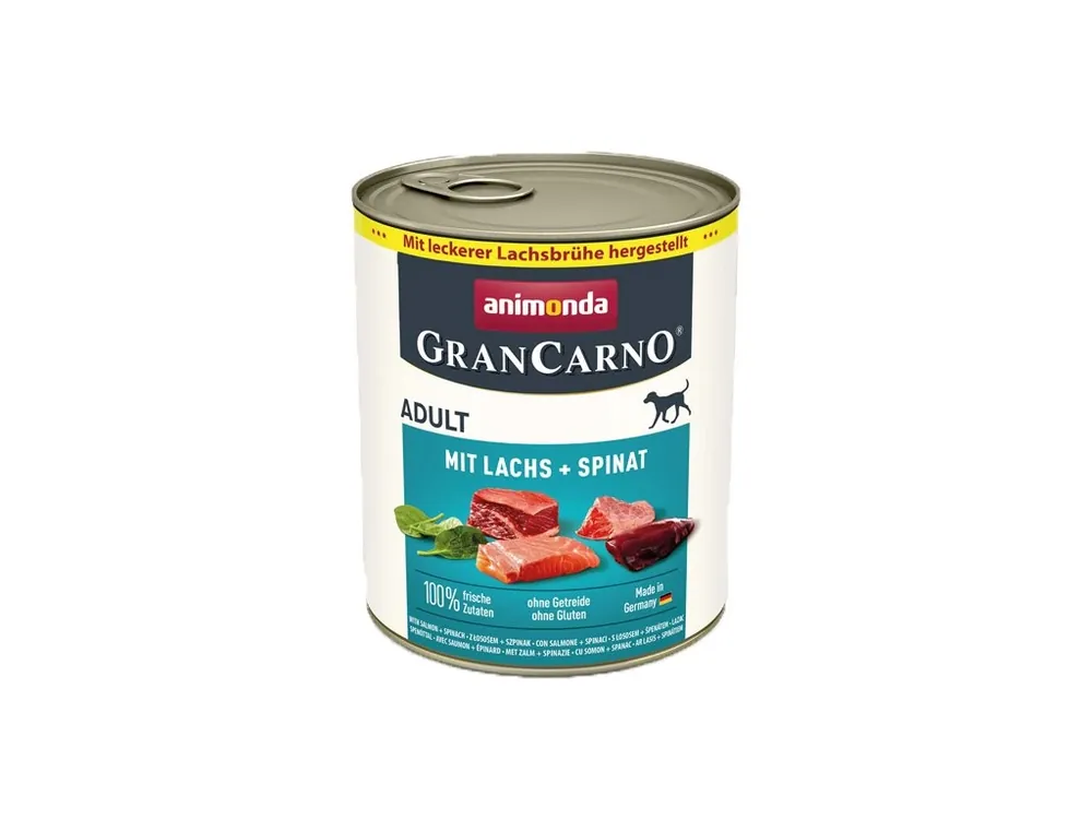 Finální Výprodej Animonda GranCarno Adult - Losos se špenátem 800g