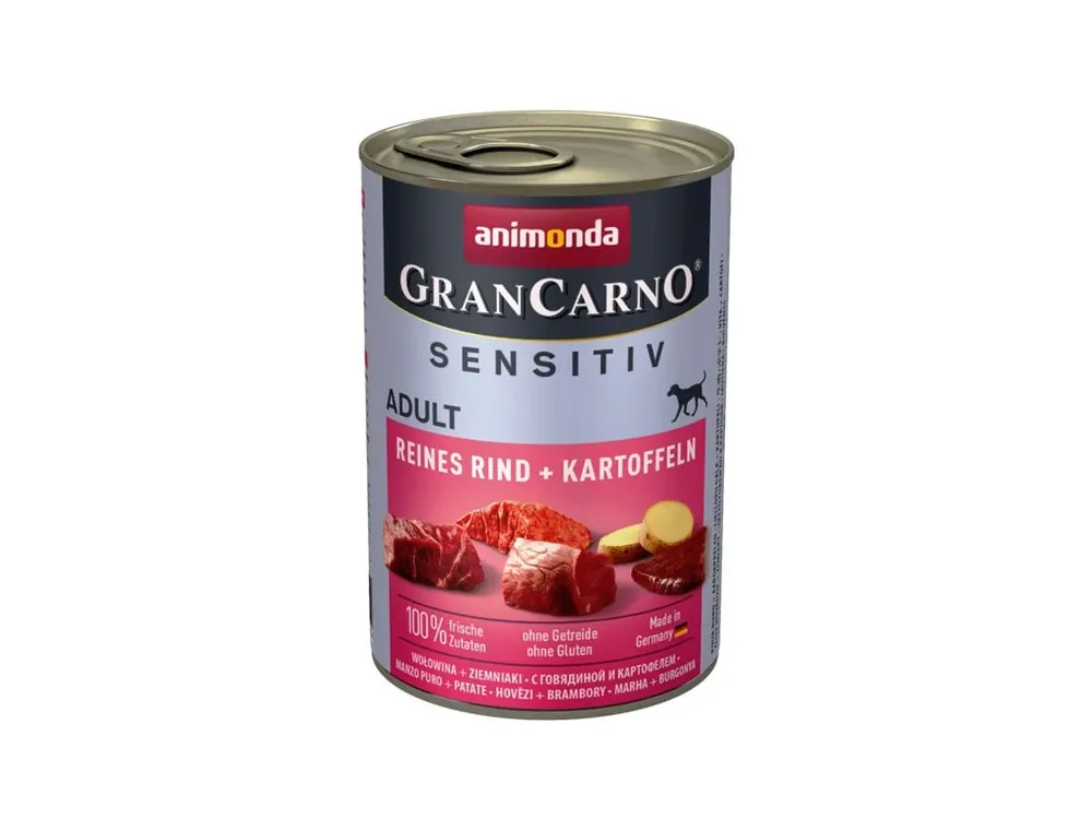 Víkendová Akce Animonda GranCarno Sensitiv Adult - Hovězí s bramborami 400g